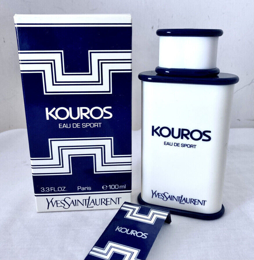 Ysl Kouros Eau De Sport "Paris" edt 100 ml splash plein à 74% discontinué