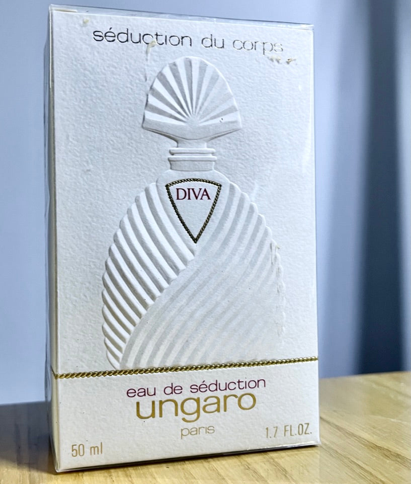 Ungaro Diva Eau de Seduction edt 50 ml splash (no spray) vintage pre barcode
